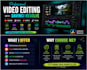 provide professional video editing in davinci resolve