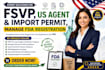 fsvp, us agent and import permit, manage fda registration