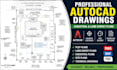 create autocad drawings, cadastral and land survey plans