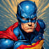 design an amazing superhero pop art