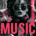 create music poster and custom card