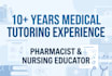 tutor nursing students in anatomy, pharmacology and exams
