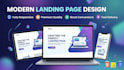build a responsive landing page website
