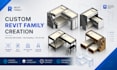 model fully parametric revit families upto lod 400