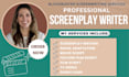 do movie script writing, screenplay, youtube script, screenwriting, film script
