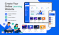 develop lms website, elearning website, education website