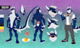 furry ref sheet anthro nsfw furry ref sheet fursona oc fursuit reference sheet