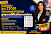customize iso 27001 documentation gmp certification services