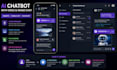 create ai chatbot with voice image chat for website and mobile app