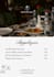 design luxury restaurant menu card for dining  and cage