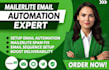 setup mailerlite email automation, mailerlite spam fix and email sequence
