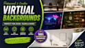 create custom virtual backgrounds with your logo
