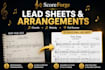 create lead sheets, chord charts and professional music arrangements