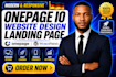 design responsive onepage io website perspective funnel and heyflow landing page