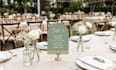 design elegant personalized wedding table numbers and names