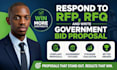 write a winning rfp response and government bid proposal