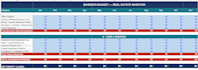 create a custom excel business finance tracker, budget