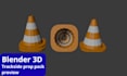 create low poly game assets and props in blender