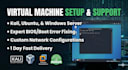 setup kali linux, ubuntu virtual machine and fix virtualbox errors