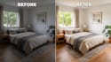 do real estate, interior design editing and retouching