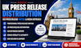 write SEO press release and UK press release distribution