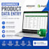 do ecommerce product data entry for amazon and shopify store