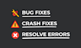 fix flutter bug, flutter error and flutter crash in your mobile app