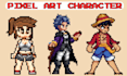 draw oc nsfw pixel art animation 8bit retro game pixel animation pokemon sprite