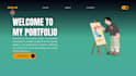 design a modern creative portfolio presentation template in canva