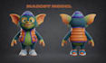 do 3d cute, chibi cartoon character design for 3d animation, mascot, rigging