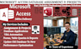 develop microsoft access database projects and assignments