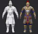 create low poly 3d models, characters, game assets and props