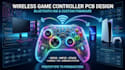 design wireless game controller pcb, bluetooth hid and custom firmware
