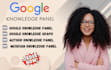 create a verified google knowledge panel or knowledge graph for you
