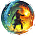 make a fantasy logo