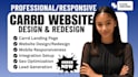 carrd website redesign carrd landing page design carrd website development carrd
