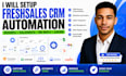 setup resimpli freshsales salesmate pipedrive CRM automation zapier integration