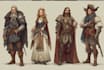 make professional dnd rpg character art illustration