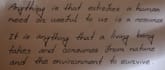 write anything with my beautiful handwriting