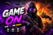 design gaming thumbnails and professional youtube thumbnails