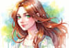 draw outstanding watercolor portrait