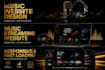 create a custom music website for musicians and artists