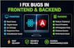 fix bugs in react angular nodejs expressjs and nestjs apps