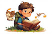 illustrate children books, character illustration