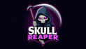 create beautiful skull reaper mascot logo in my style