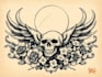 old school tattoo logo design