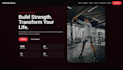 build a modern responsive gym landing page