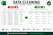 clean, format and fix your excel or CSV data