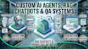 build a custom ai agents, ai chatbots, chatkit, and rag