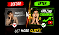 make 4 custom yt thumbnails in 24 hours